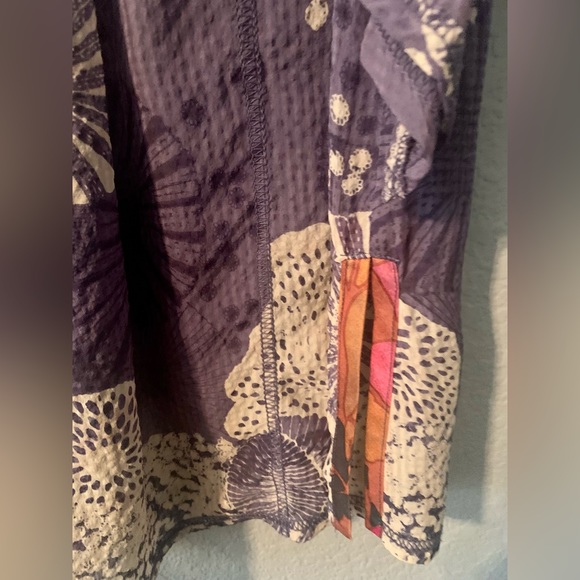 Calypso St. Barth Silk Blouse- Small - Picture 4 of 7